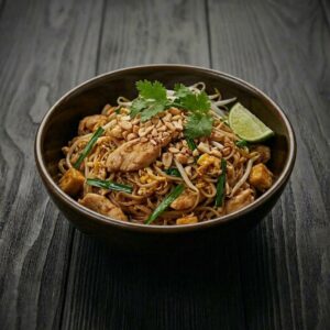 Padthai met kip