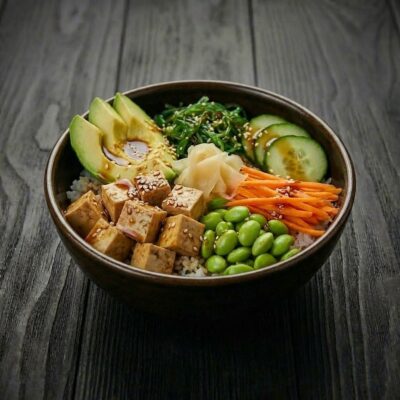 Poke tofu — Yuko Sushi Antwerpen
