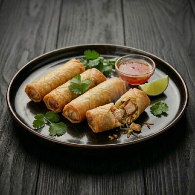 Loempia scampi — Yuko Sushi Antwerpen