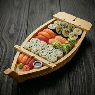 Sushi boot 1 (40 st. - 2 p) — Yuko Sushi Antwerpen