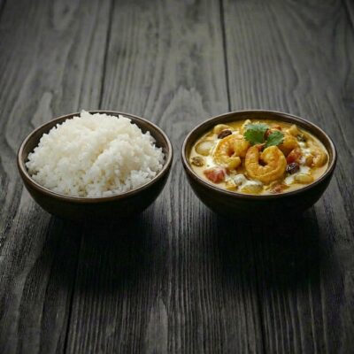 Scampi korma — Yuko Sushi Antwerpen