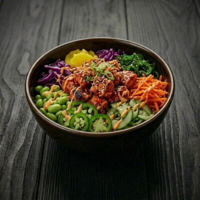 Poke spicy chicken — Yuko Sushi Antwerpen