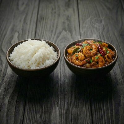 Scampi masala — Yuko Sushi Antwerpen