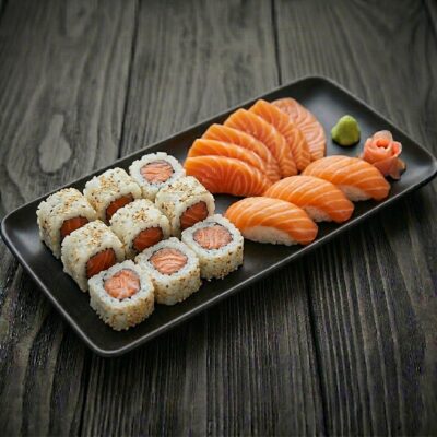 Zalm combo (16 st.) — Yuko Sushi أنتويرب