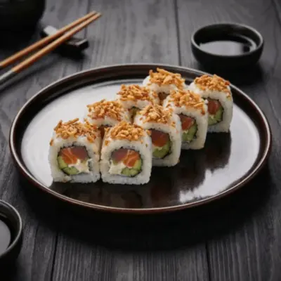In/out zalm&tonijn roll — Yuko Sushi Antwerpen